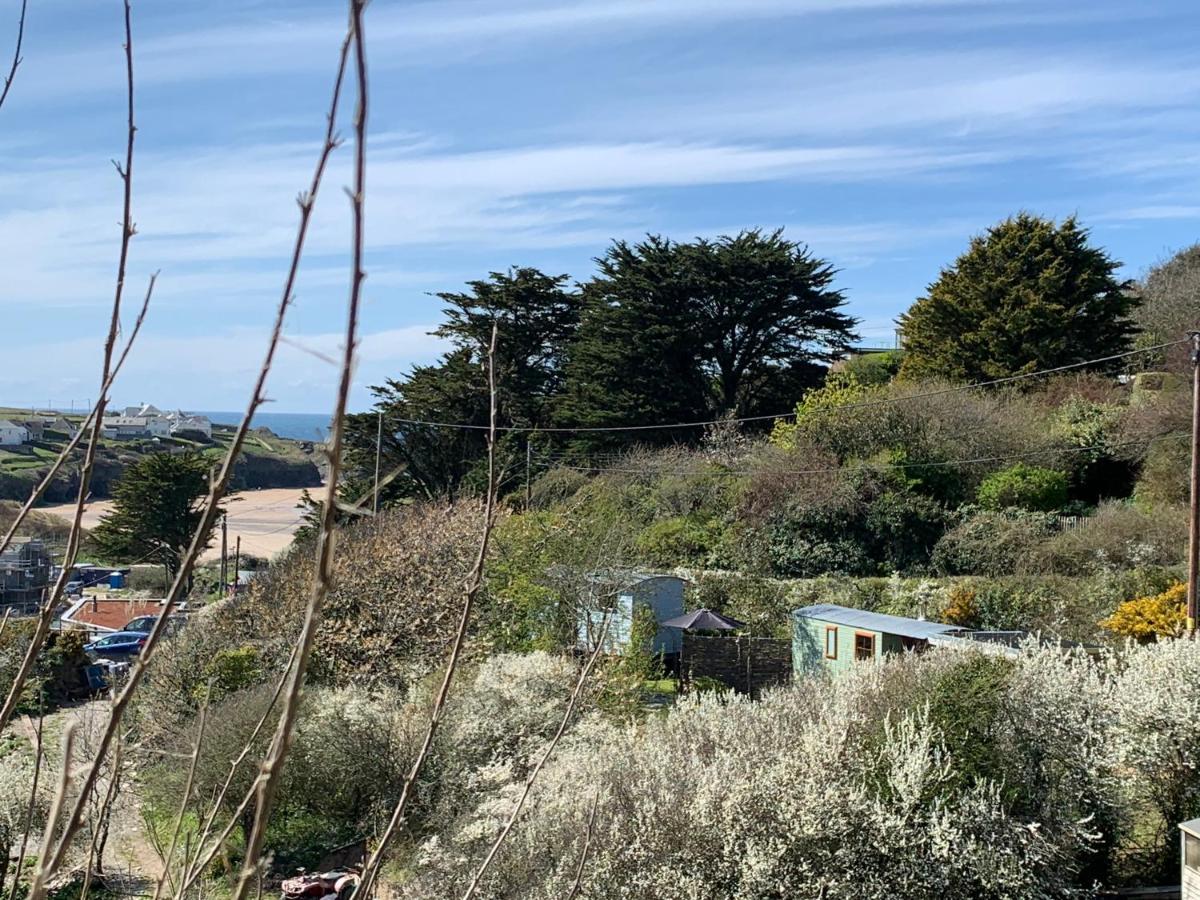 Tides Reach, Deluxe Shepherds Hut 1, 100M From The Beach St Merryn Buitenkant foto